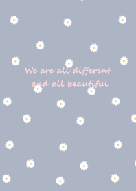 Daisy /bluebeige pink