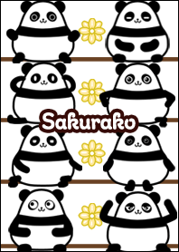 Sakurako Round Kawaii Panda