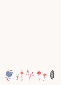 おとな かわいい 水彩 Flower 2