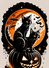 halloween cat C5E362