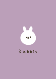 Dull purple * rabbit.