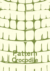 Pattern Crocodile Pure WHT