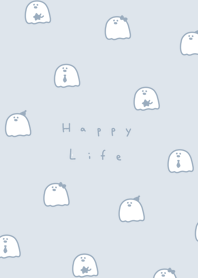 可愛鬼 | pale blue gray.