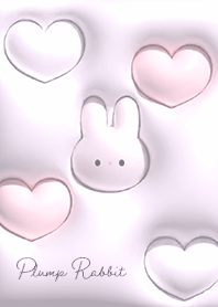 pinkpurple Fluffy rabbit an...