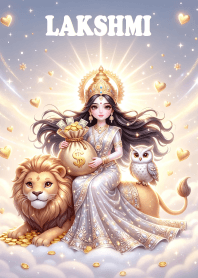 Lakshmi, wealth, and fulfilled love.