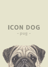 ICON DOG - Pug - PASTEL YE/02