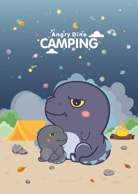Angry Dino Camping Night