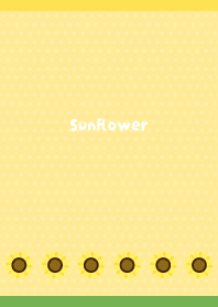 Summer sunflowers2 on yellow