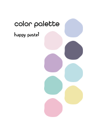 シンプル配色*happy pastel