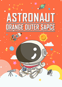 นักบินอวกาศ / อวกาศ / ส้ม / เหลือง