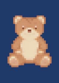 Bear Pixel Art Theme  Beige 05