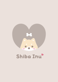 ชิบะอินุ2กระดูก[สีเบจ]