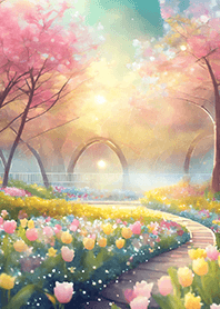 優美な春の風景の着せかえ(Spring-769)