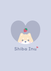 Shiba Inu2 Strawberry - BluePurple
