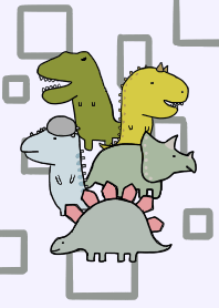 ไดโนเสาร์[สีม่วงอ่อน]