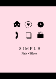 Simple Pink&Black:)