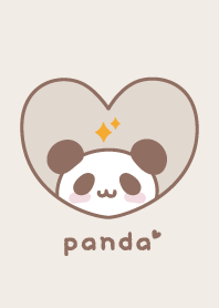 Panda Glitter - Brown