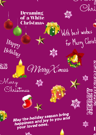 ♥ペア♥wish you a Merry X'mas.Bordeaux