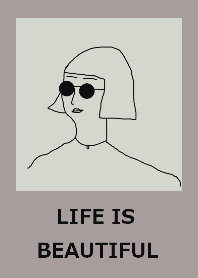 LIFE IS BEAUTIFUL #gray