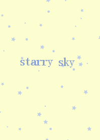 starry sky (yellowblue)