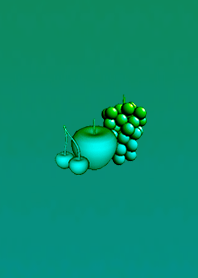 Simple cool fruit blue green