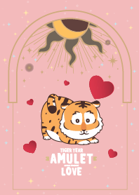 Tiger Year Amulet of Love.. Pink
