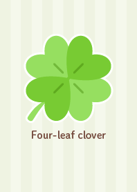 Simple four-leaf clover
