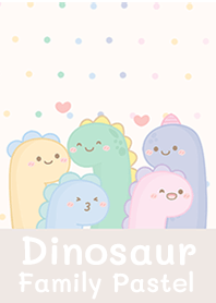 Dinosaur pastle family!