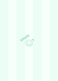 Smile Ribbon =Green= Stripe