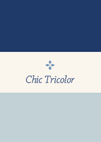 Chic Tricolor*blue