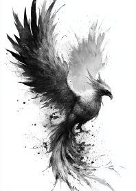 Ink Splatter and Ethereal Art