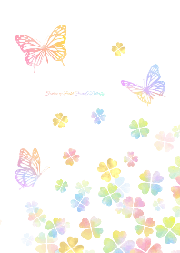 Fortune up Pastel Clover & Butterfly