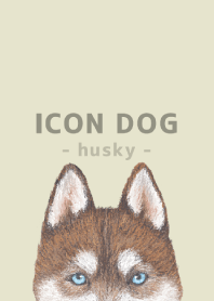 ICON DOG - siberian husky - PASTEL YE/04