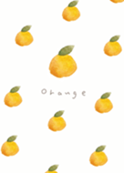 Simple cute orange2.