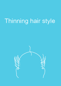 Thinning hair style