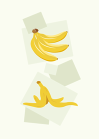 幸運のエレガントなバナナ