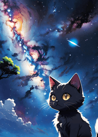 Night Moon Star Cat d426ed