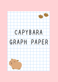 CAPYBARA GRAPH PAPER/PINK
