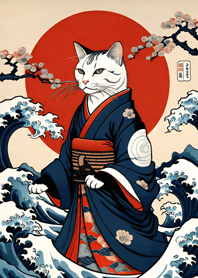 Lautan Kucing Ukiyo-e 54