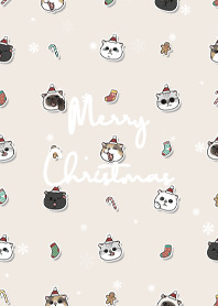 neko christmas1 - cream