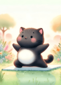 Cute Cat and Beautiful Nature V.13