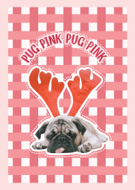 PUG PINK LOVE