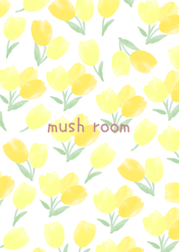 watercolor Botanical flower Tulips y