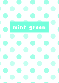 Polka Dot -Mint Green-