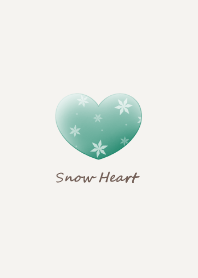 Snow Heart -green-