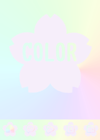 purple color rainbow  E17