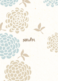 Round flowers and leaves21 from Japan