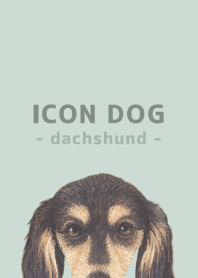 ICON DOG - dachshund - PASTEL GR/11