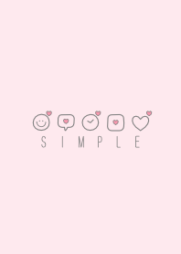 SIMPLE HEART(pink) V.33