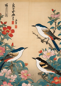 浮世絵 -鳥 8acaC7